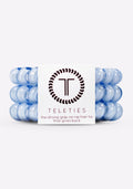 Washed Denim Large Hair Coils - 3 Pack